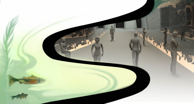 UMA transforms the commuter experience into a space for reflection and appreciation for Umeå's oldest citizen